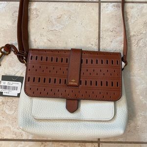 Fossil Leather Crossbody BRAND NEW